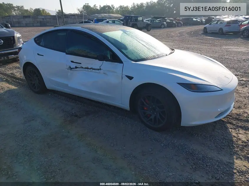 2025 Tesla Model 3