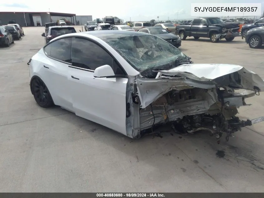 2021 Tesla Model Y