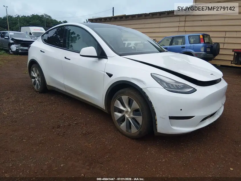 2021 Tesla Model Y — IAAI lot #45641447