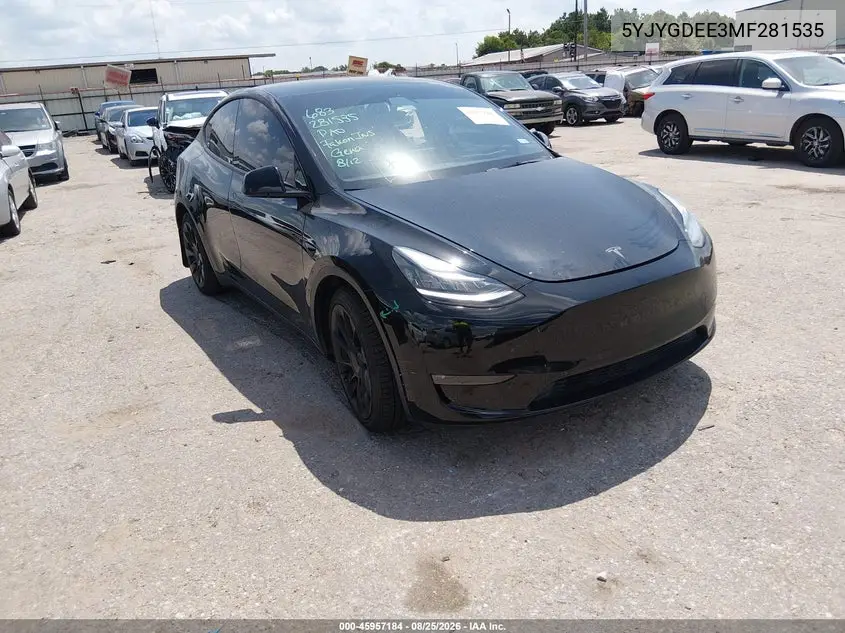 2021 Tesla Model Y — IAAI lot #45957184