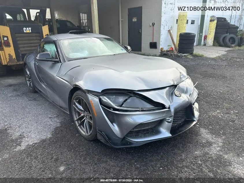 2021 Toyota Supra — IAAI lot #45776509