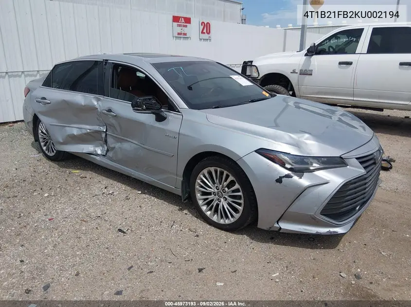 2019 Toyota Avalon