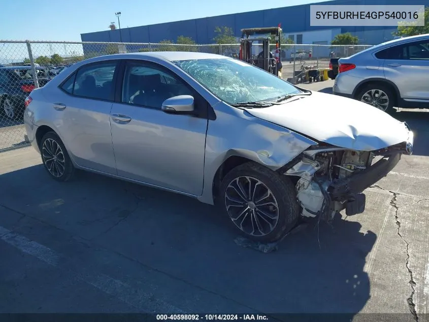 2016 Toyota Corolla