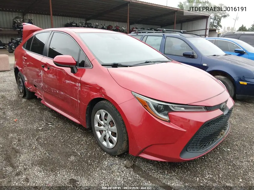 2020 Toyota Corolla — IAAI lot #46159791