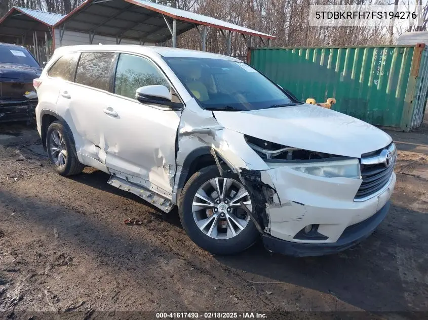 2015 Toyota Highlander