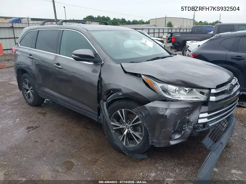 2019 Toyota Highlander