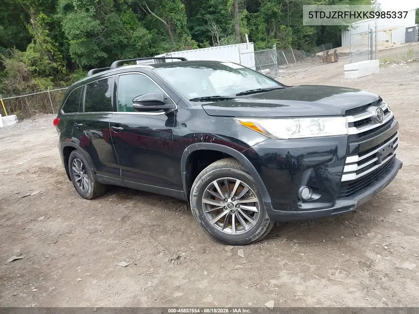 2019 Toyota Highlander