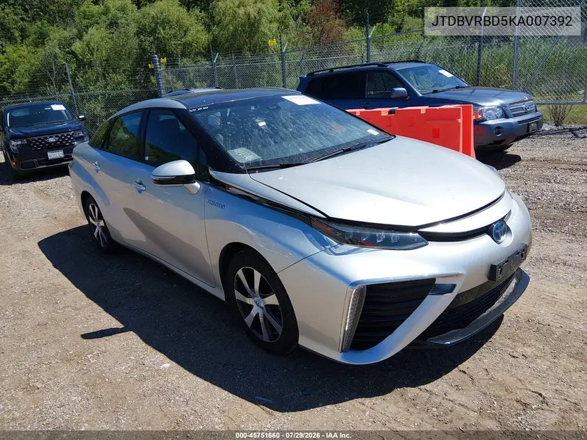 2019 Toyota Mirai — IAAI lot #45751660