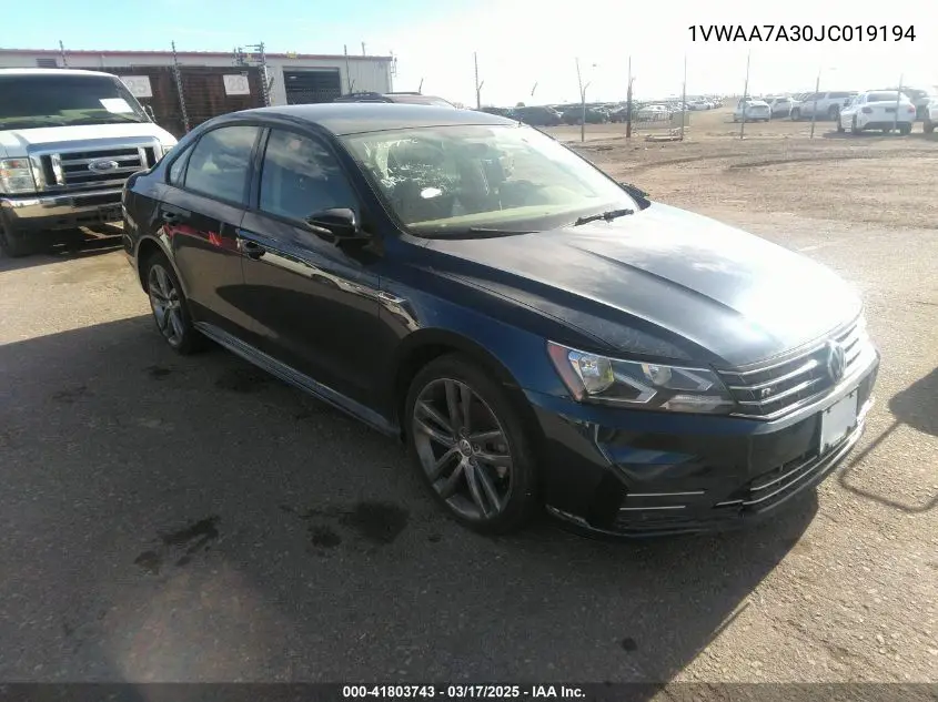 2018 Volkswagen Passat