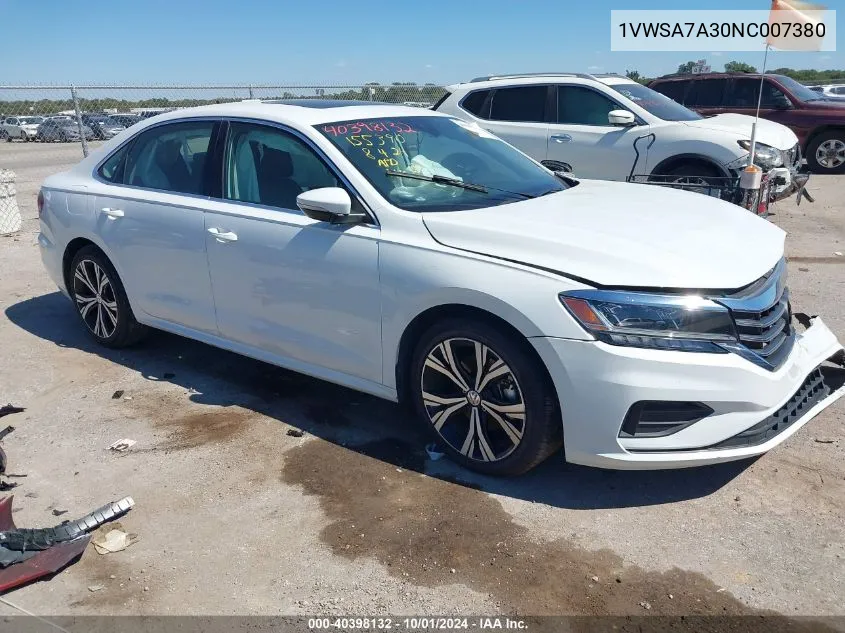 2022 Volkswagen Passat