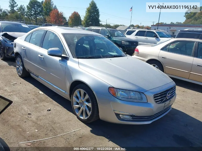 2016 Volvo S80