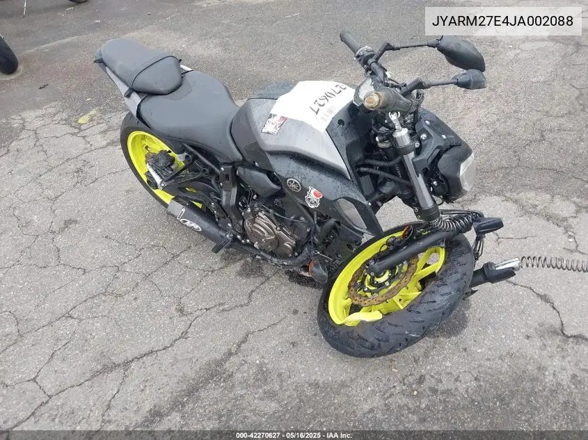 2018 Yamaha mt
